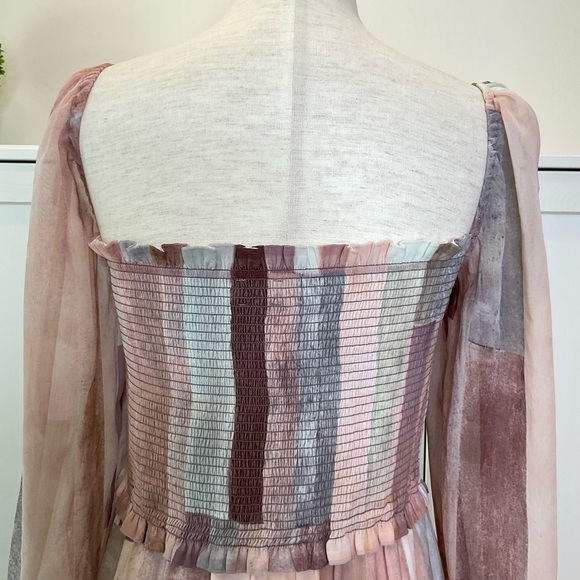 Aritzia Wilfred Tempest Tier Mini Dress Size Medium - Picture 10 of 16